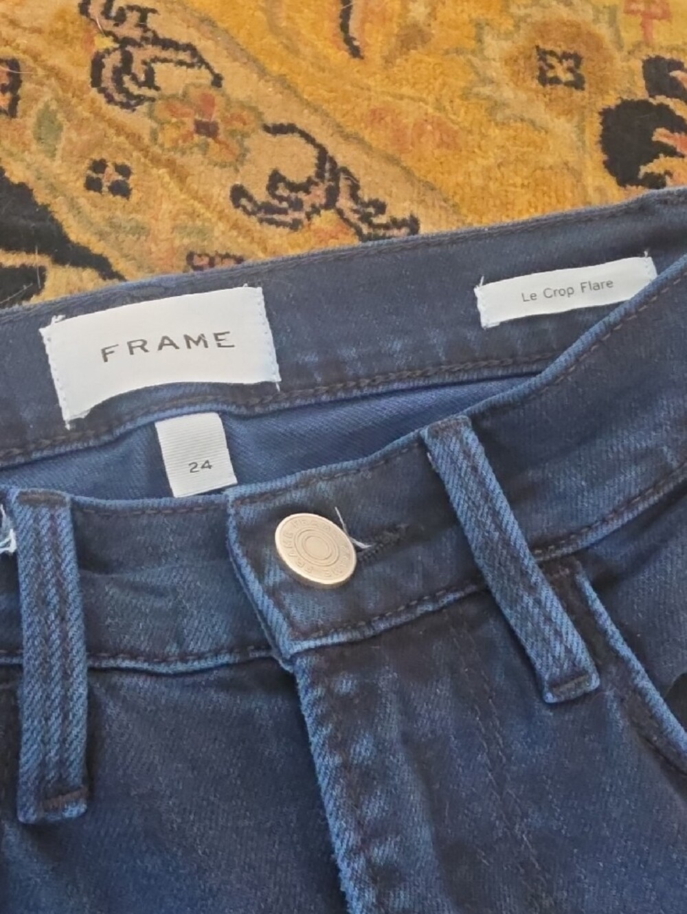 Frame Le Crop Flare Jeans Size 24 - Picture 2 of 3